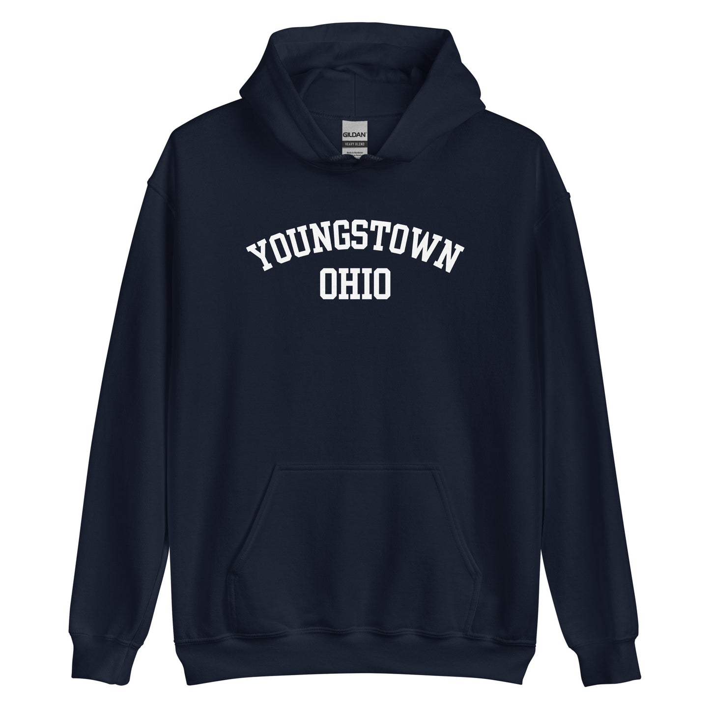 Youngstown Ohio Block Unisex Hoodie