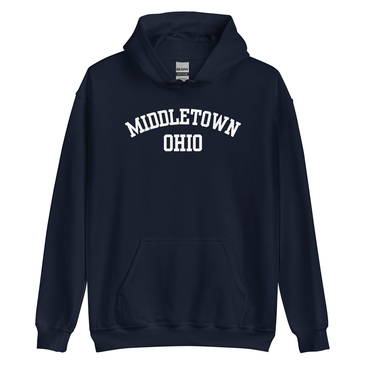 Middletown Ohio Block Unisex Hoodie