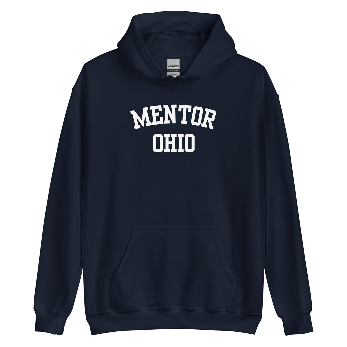 Mentor Ohio Block Unisex Hoodie