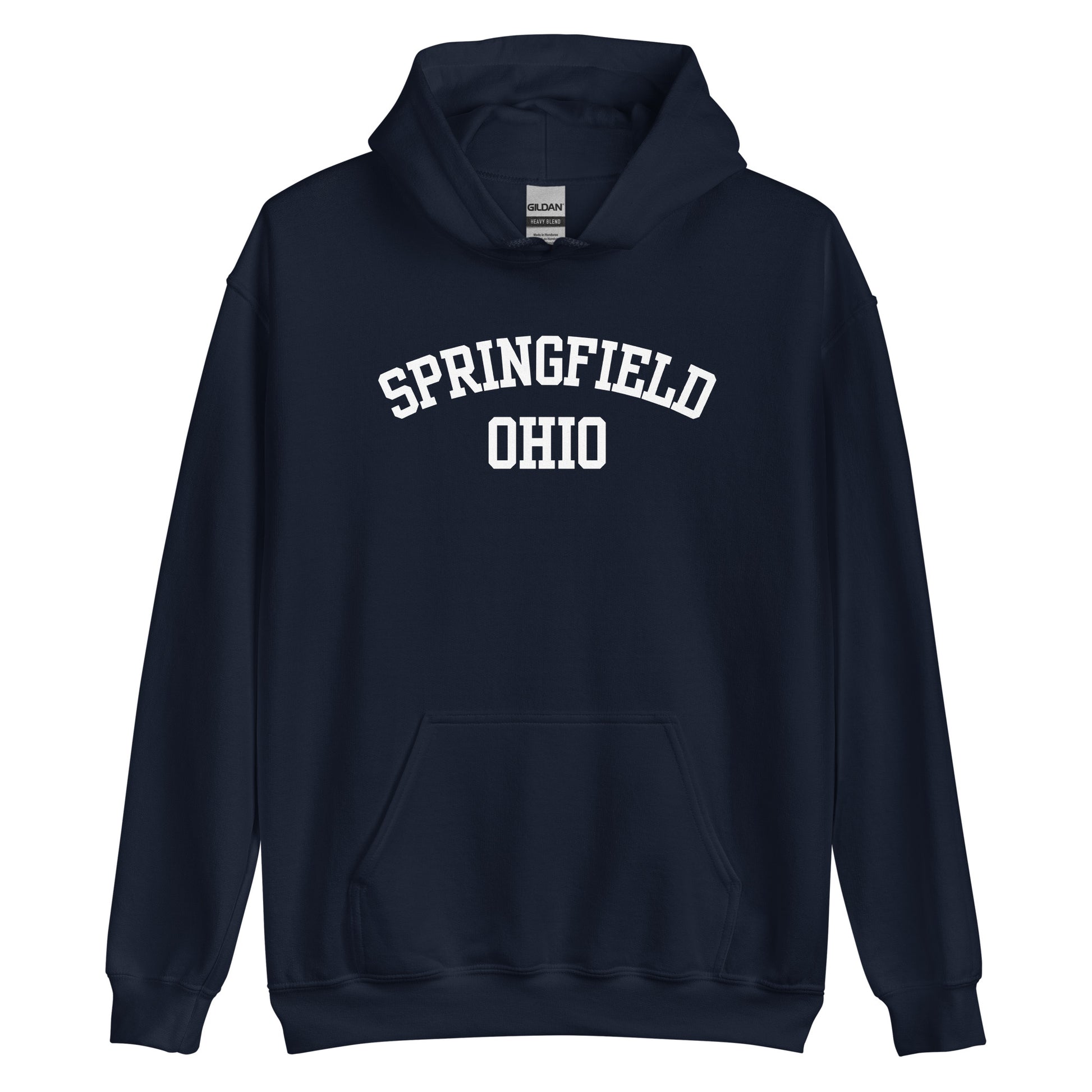 Springfield Ohio Block Unisex Hoodie