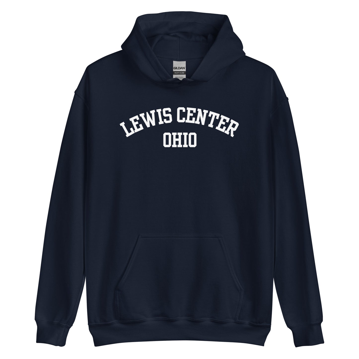 Lewis Center Ohio Block Unisex Hoodie