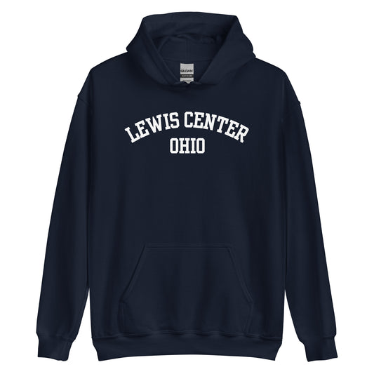 Lewis Center Ohio Block Unisex Hoodie