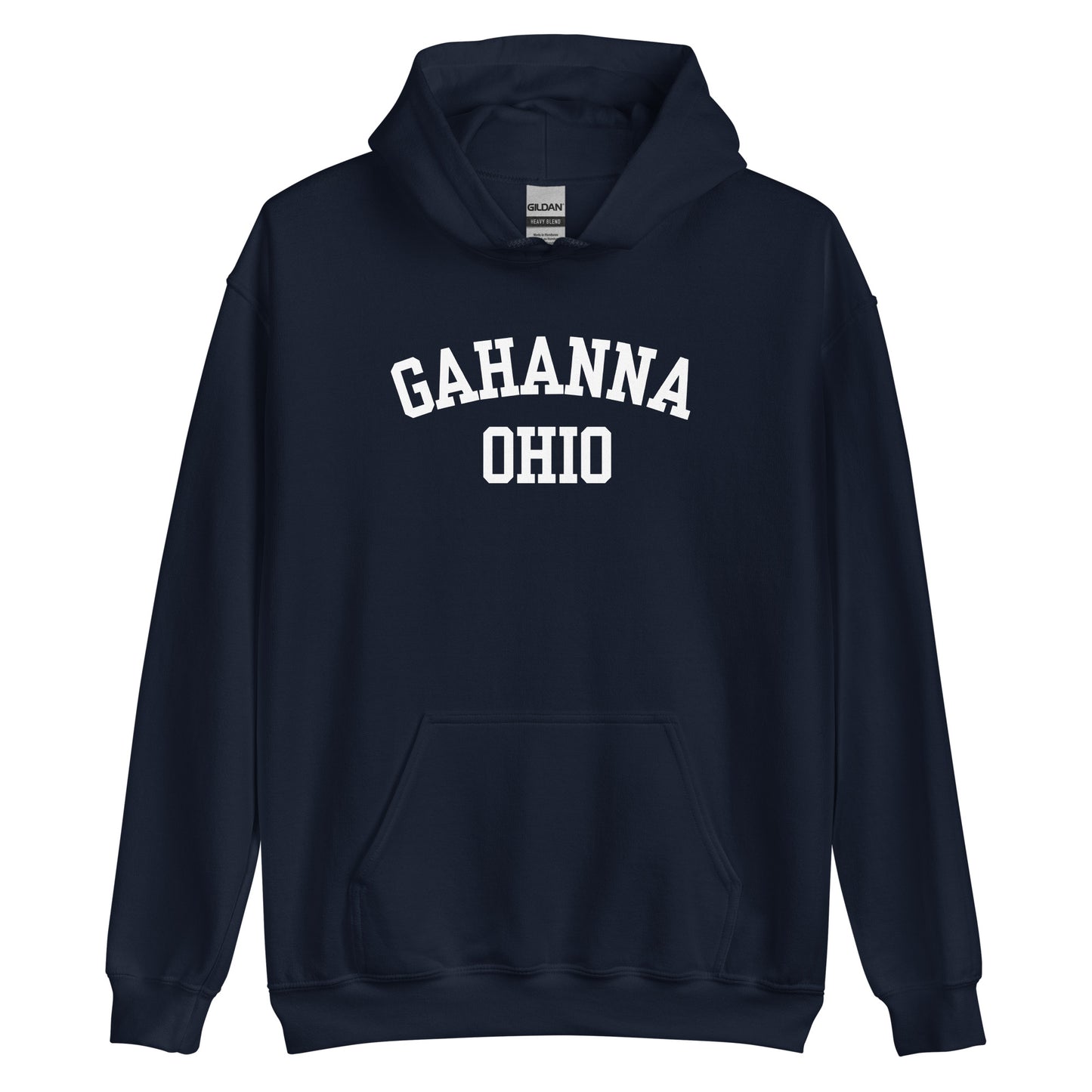 Gahanna Ohio Block Unisex Hoodie