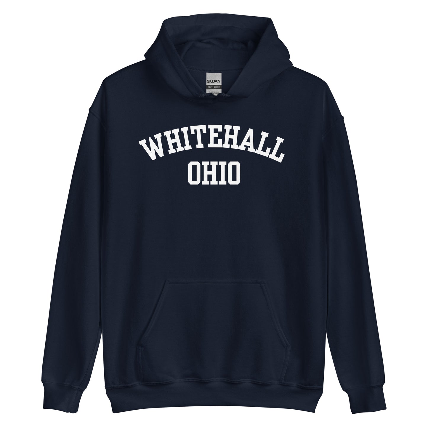 Whitehall Ohio Block Unisex Hoodie