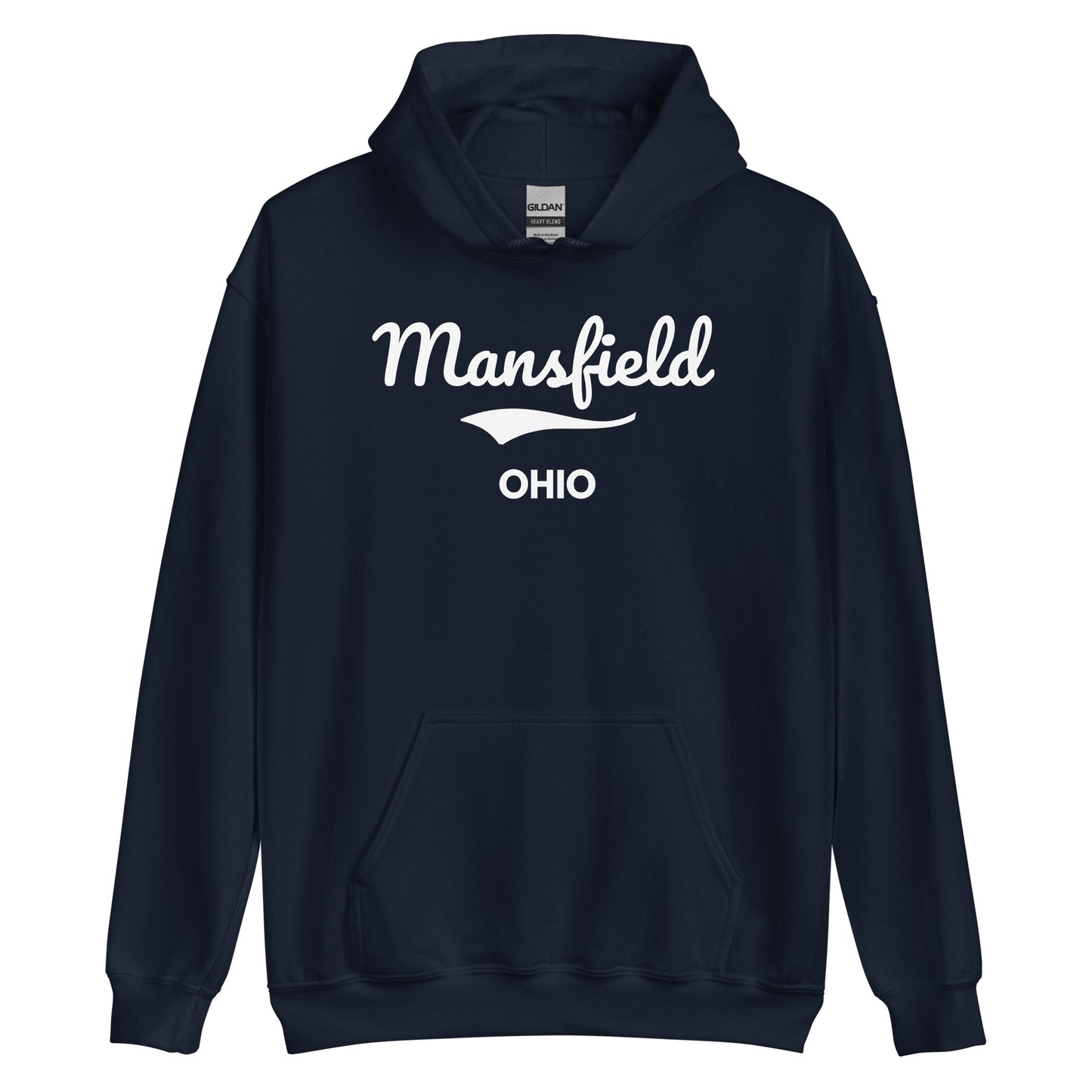Mansfield Ohio Script Unisex Hoodie