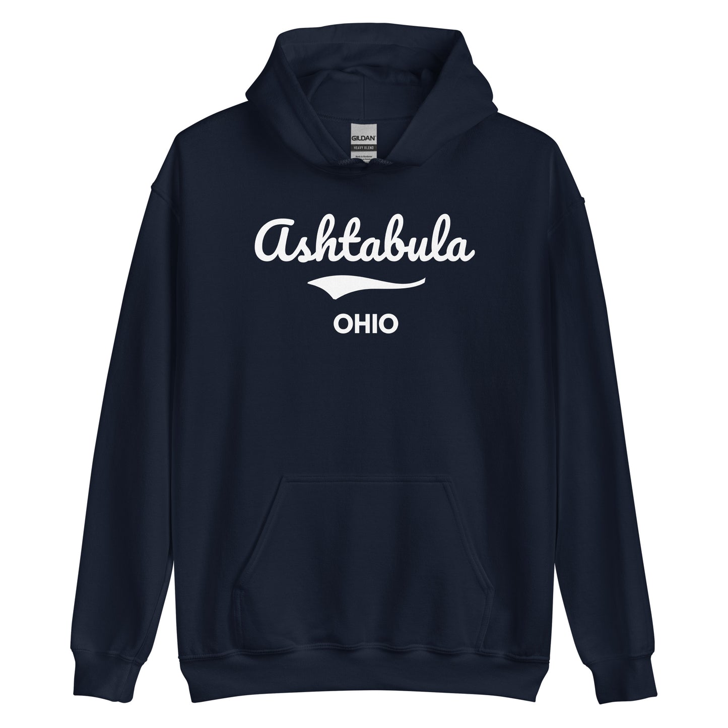 Ashtabula Ohio Script Unisex Hoodie