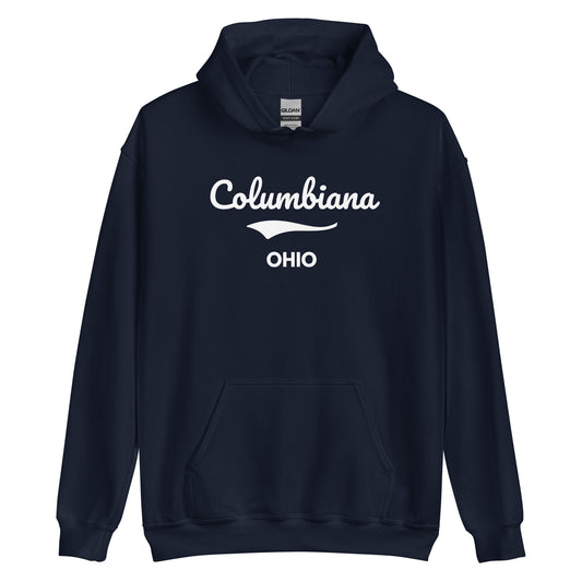 Columbiana Ohio Script Unisex Hoodie