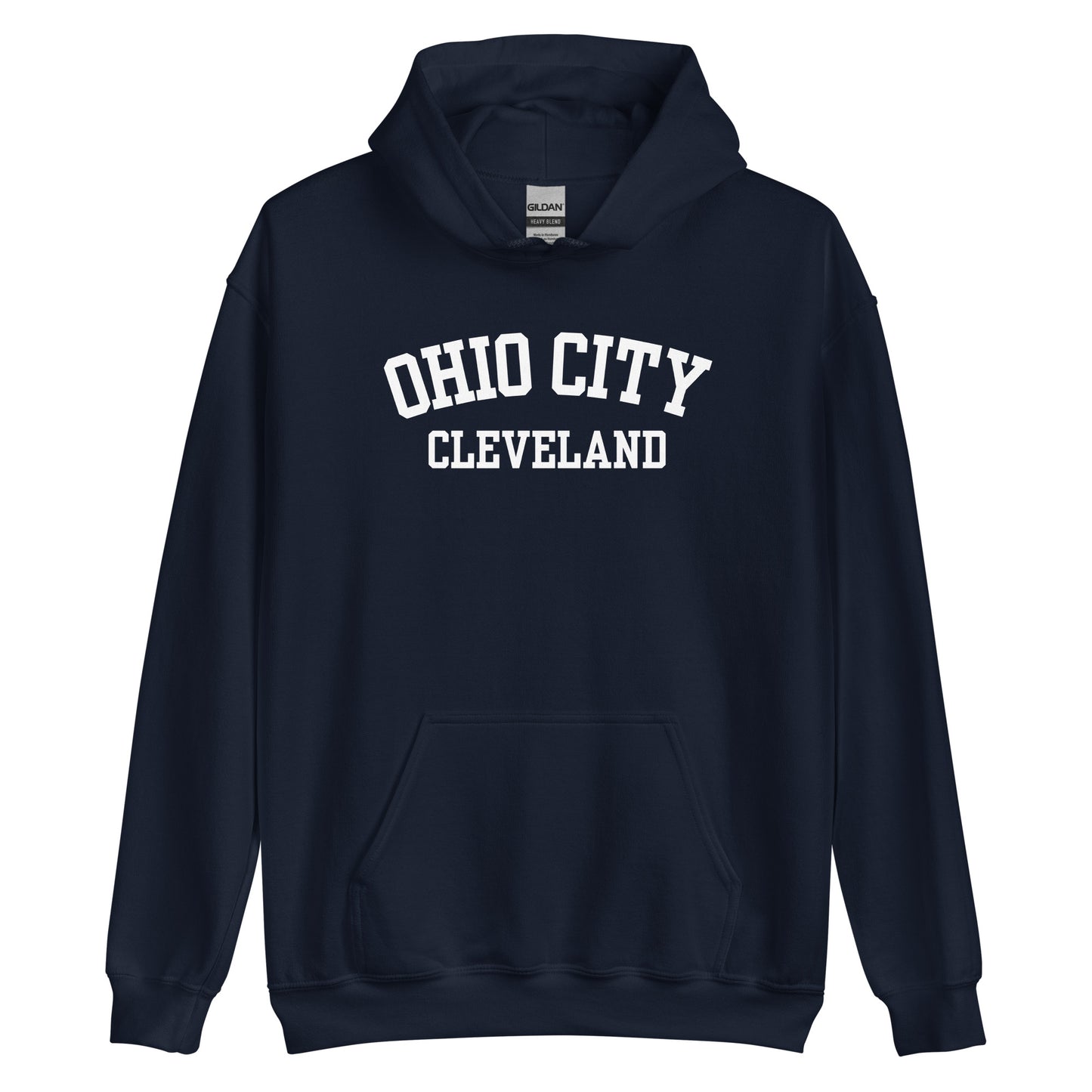 Ohio City Cleveland Block Unisex Hoodie