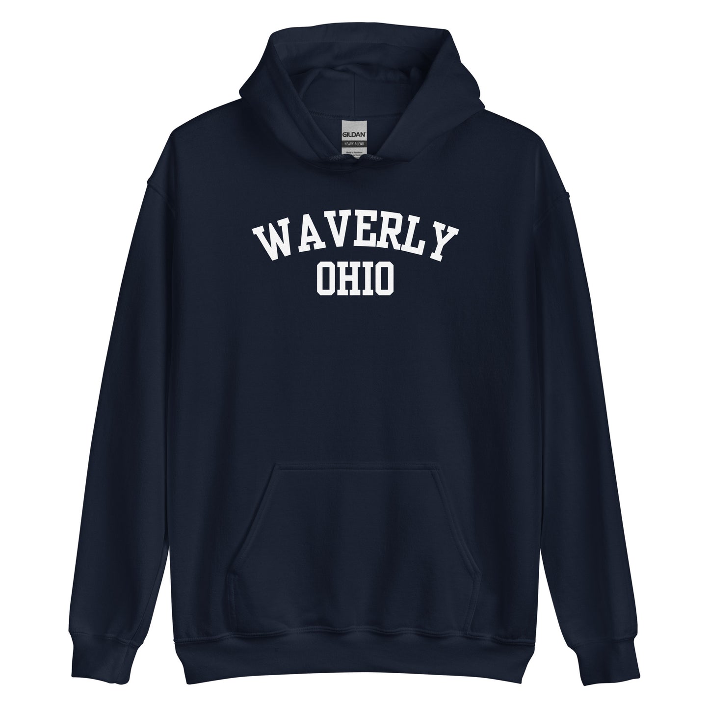 Waverly Ohio Block Unisex Hoodie
