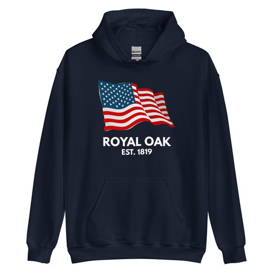 Royal Oak Michigan Fourth of July Unisex Hoodie