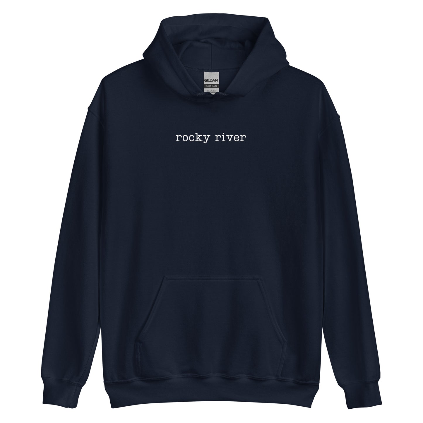 Rocky River Minimalist Unisex Hoodie