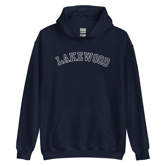 Lakewood Ohio Block Outline Unisex Hoodie