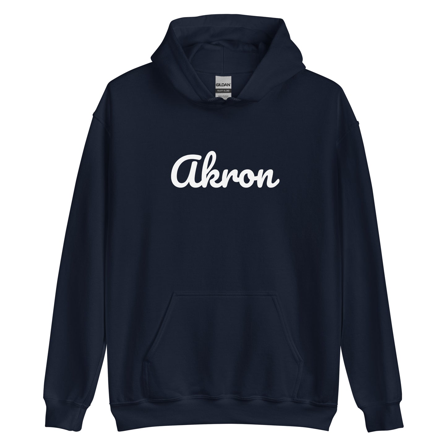 Akron Ohio Solo Script Unisex Hoodie