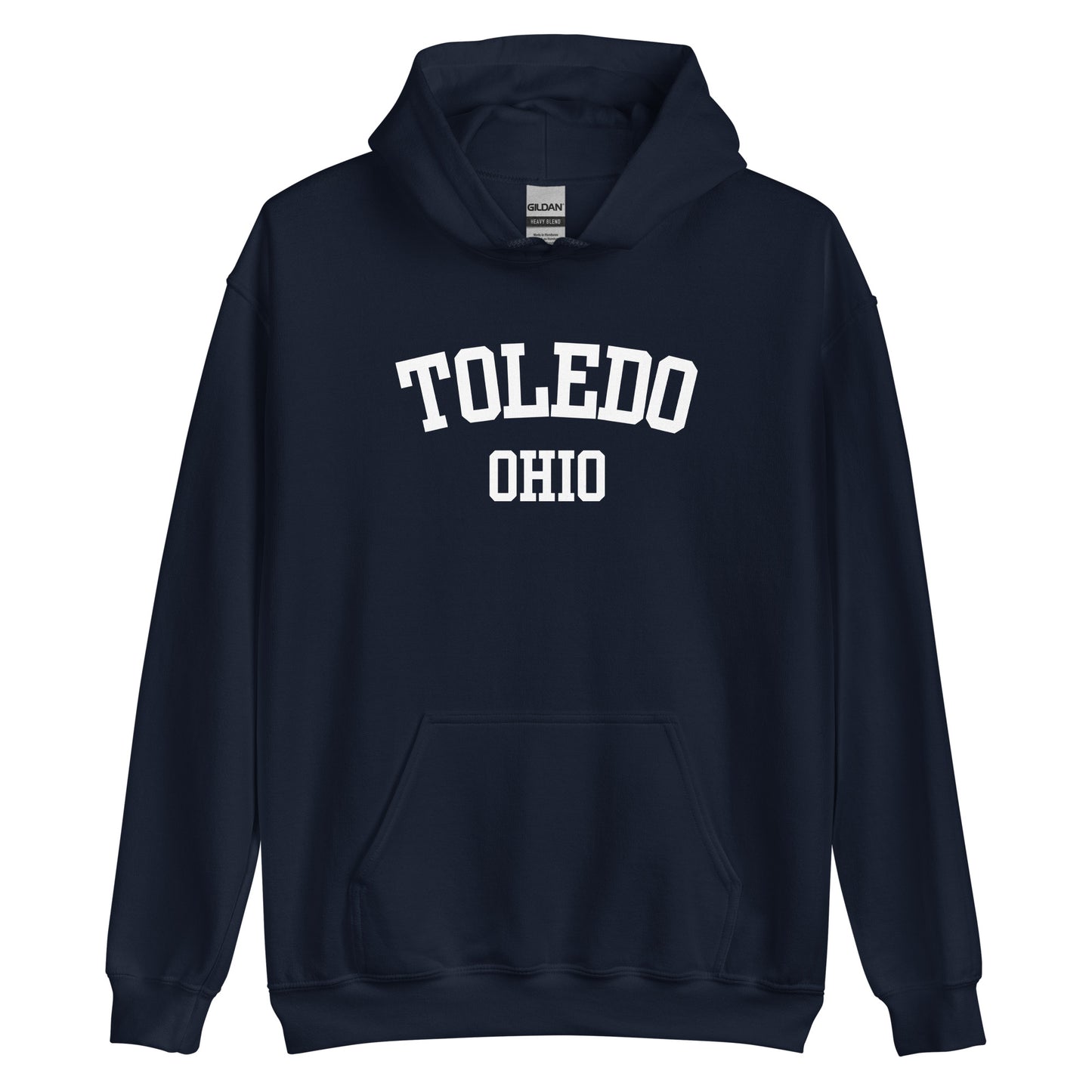 Toledo Ohio Block Unisex Hoodie