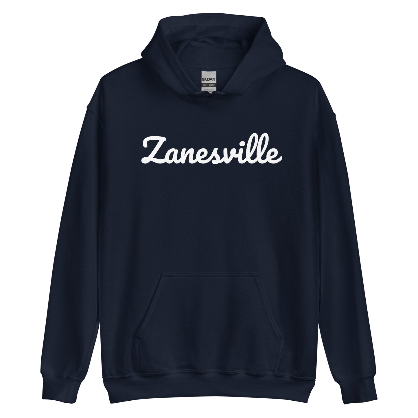 Zanesville Ohio Solo Script Unisex Hoodie