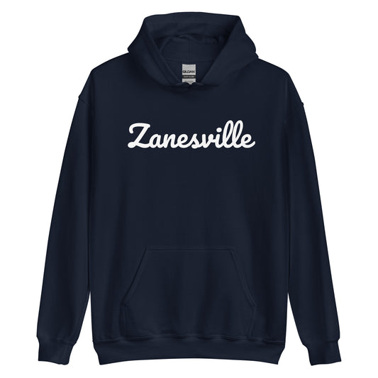 Zanesville Ohio Solo Script Unisex Hoodie