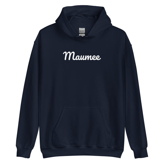 Maumee Ohio Solo Script Unisex Hoodie