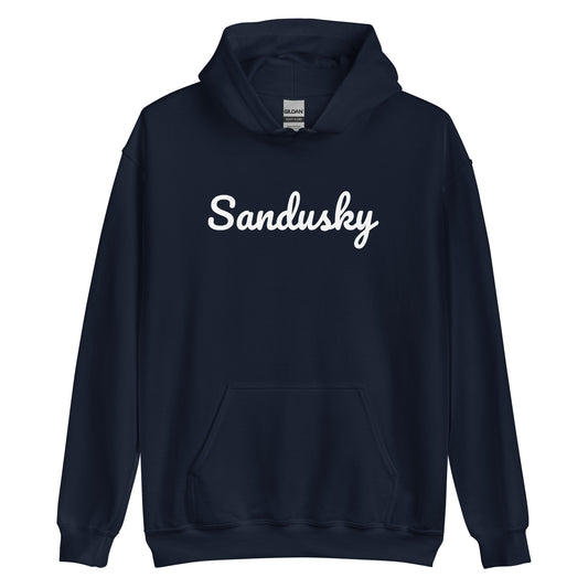 Sandusky Ohio Solo Script Unisex Hoodie