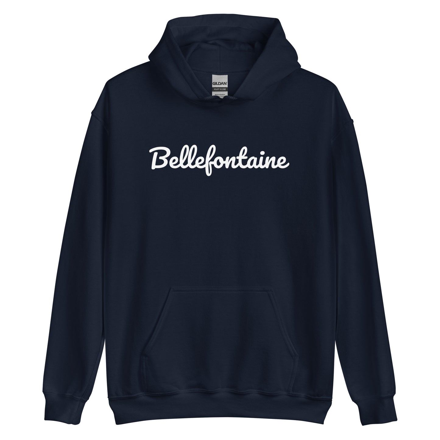 Bellefontaine Ohio Solo Script Unisex Hoodie