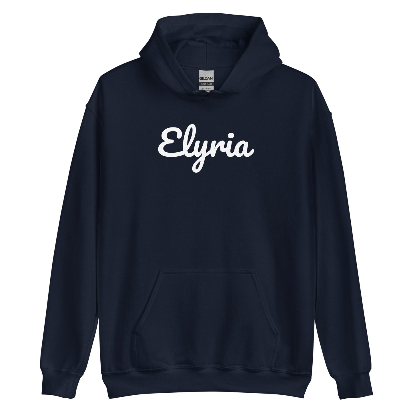 Elyria Ohio Solo Script Unisex Hoodie
