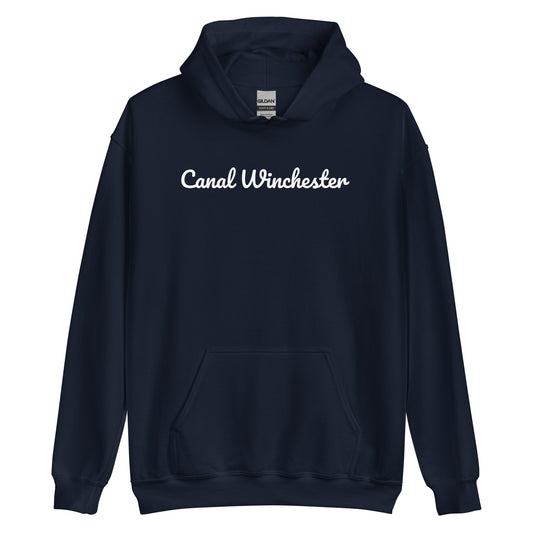 Canal Winchester Ohio Solo Script Unisex Hoodie