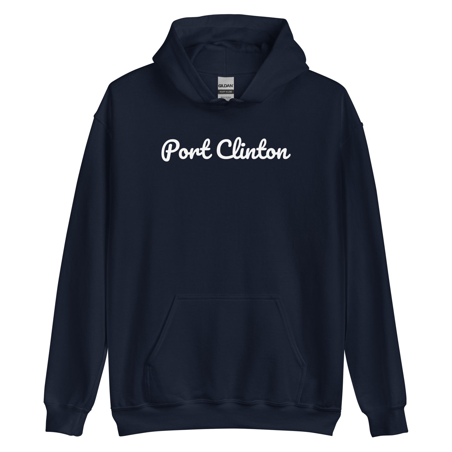 Port Clinton Ohio Solo Script Unisex Hoodie
