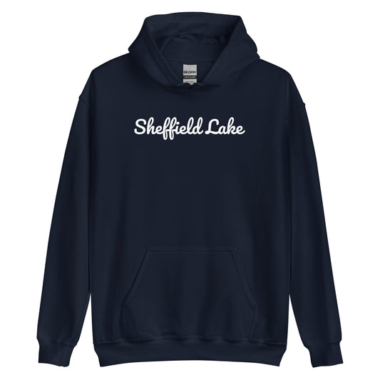 Sheffield Lake Ohio Solo Script Unisex Hoodie