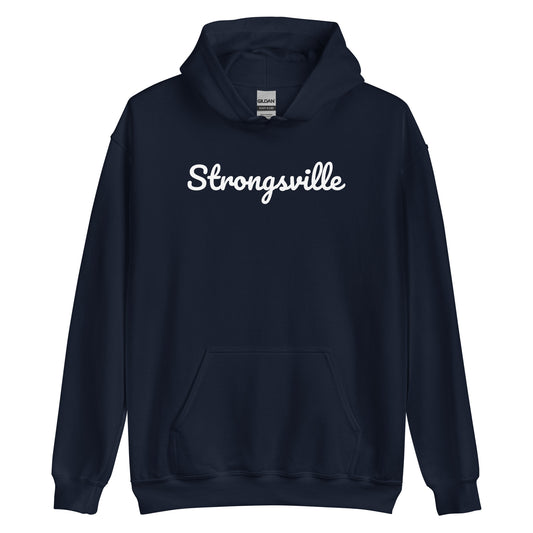 Strongsville Ohio Solo Script Unisex Hoodie