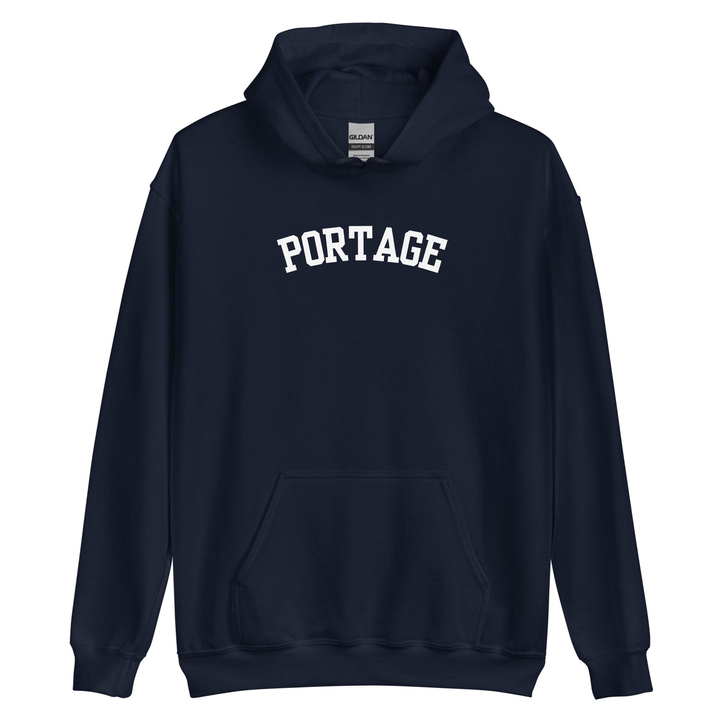 Portage Michigan Block Solo Unisex Hoodie