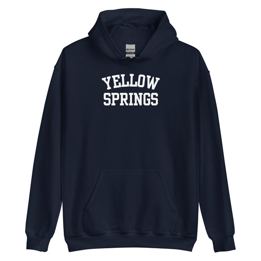 Yellow Springs Ohio Block Solo Unisex Hoodie