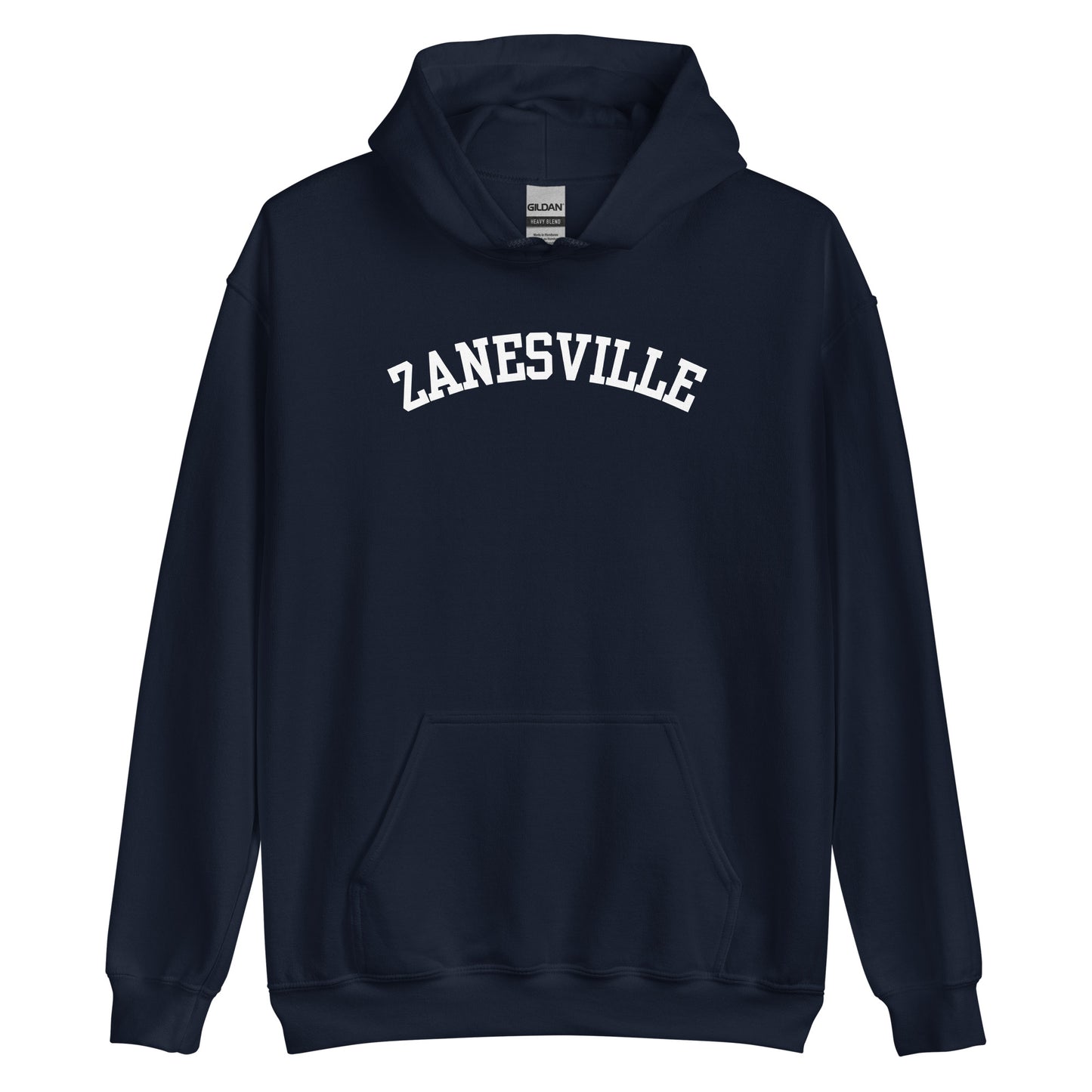 Zanesville Ohio Block Solo Unisex Hoodie