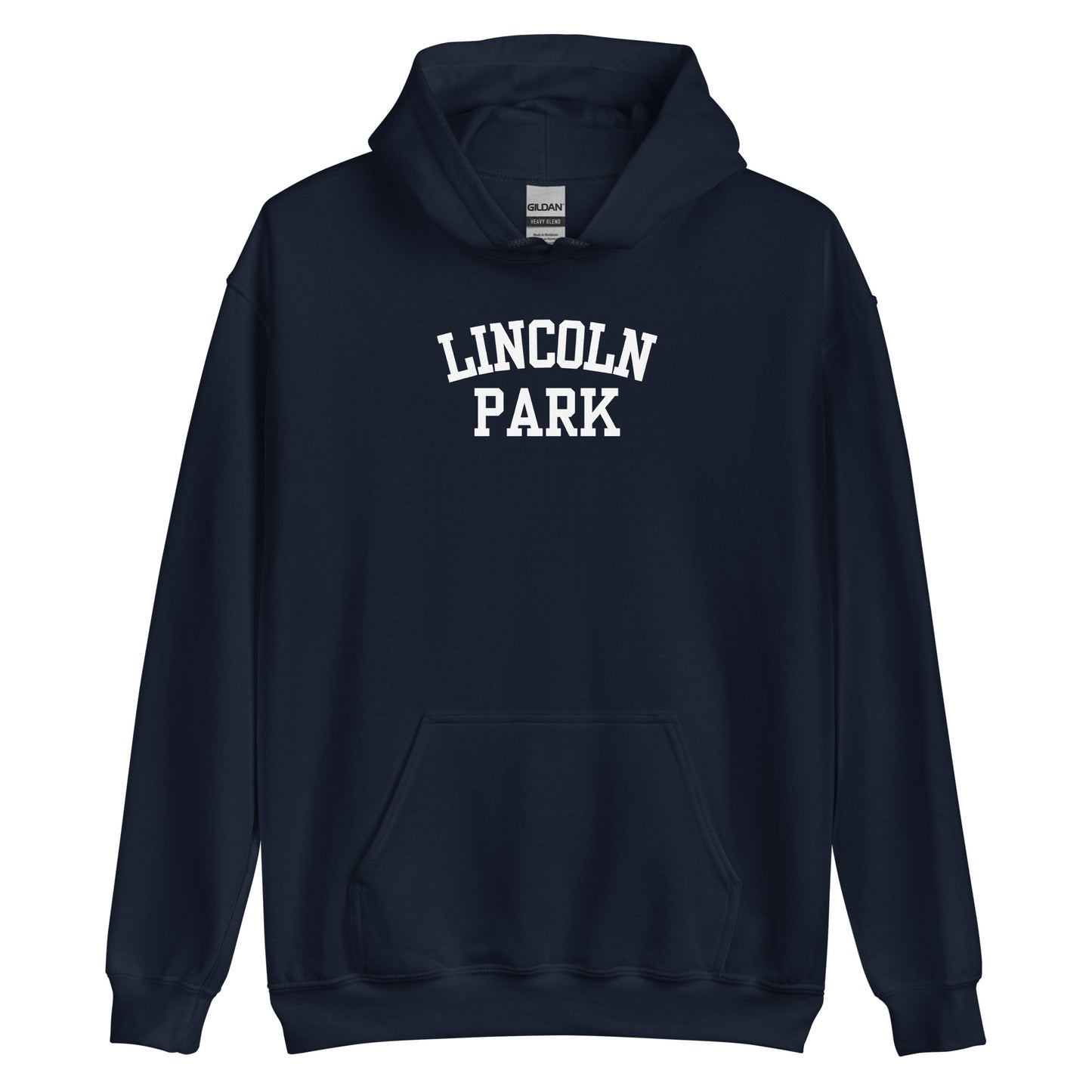 Lincoln Park Michigan Block Solo Unisex Hoodie