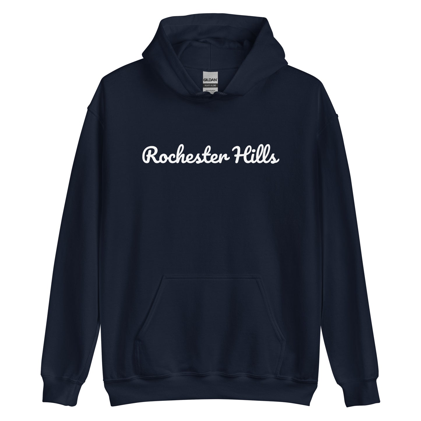 Rochester Hills, Michigan Solo Script Unisex Hoodie