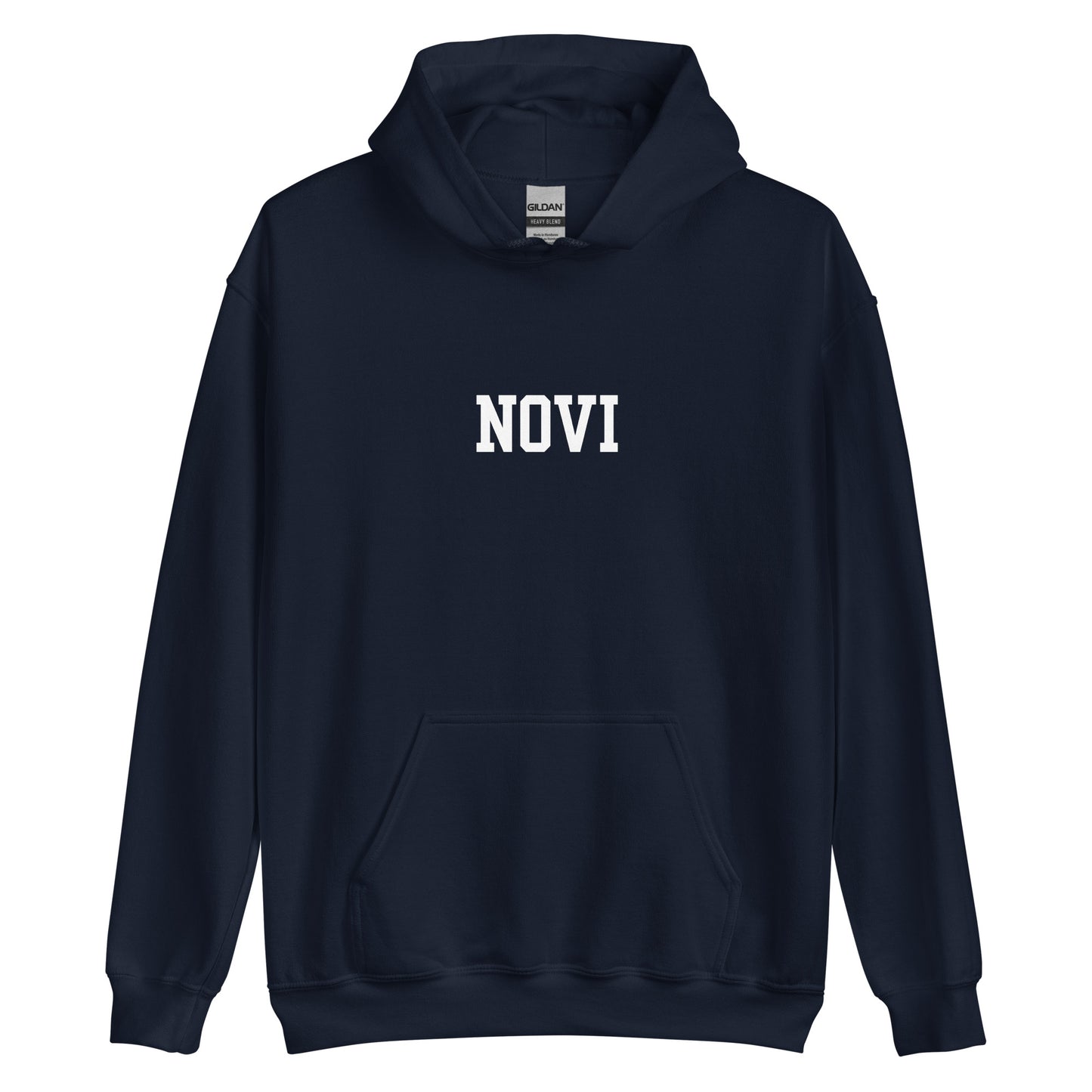 Novi, Michigan Solo Block Unisex Hoodie