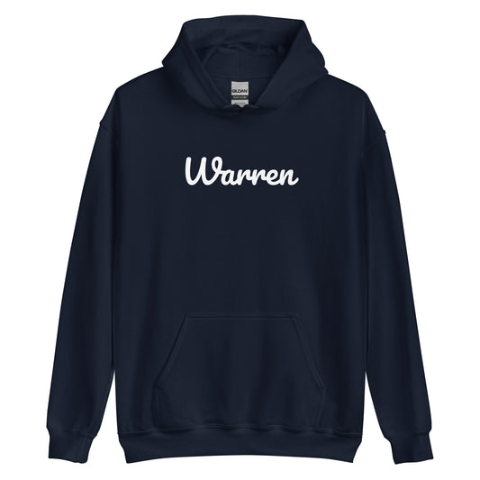 Warren,  Michigan Solo Script Unisex Hoodie