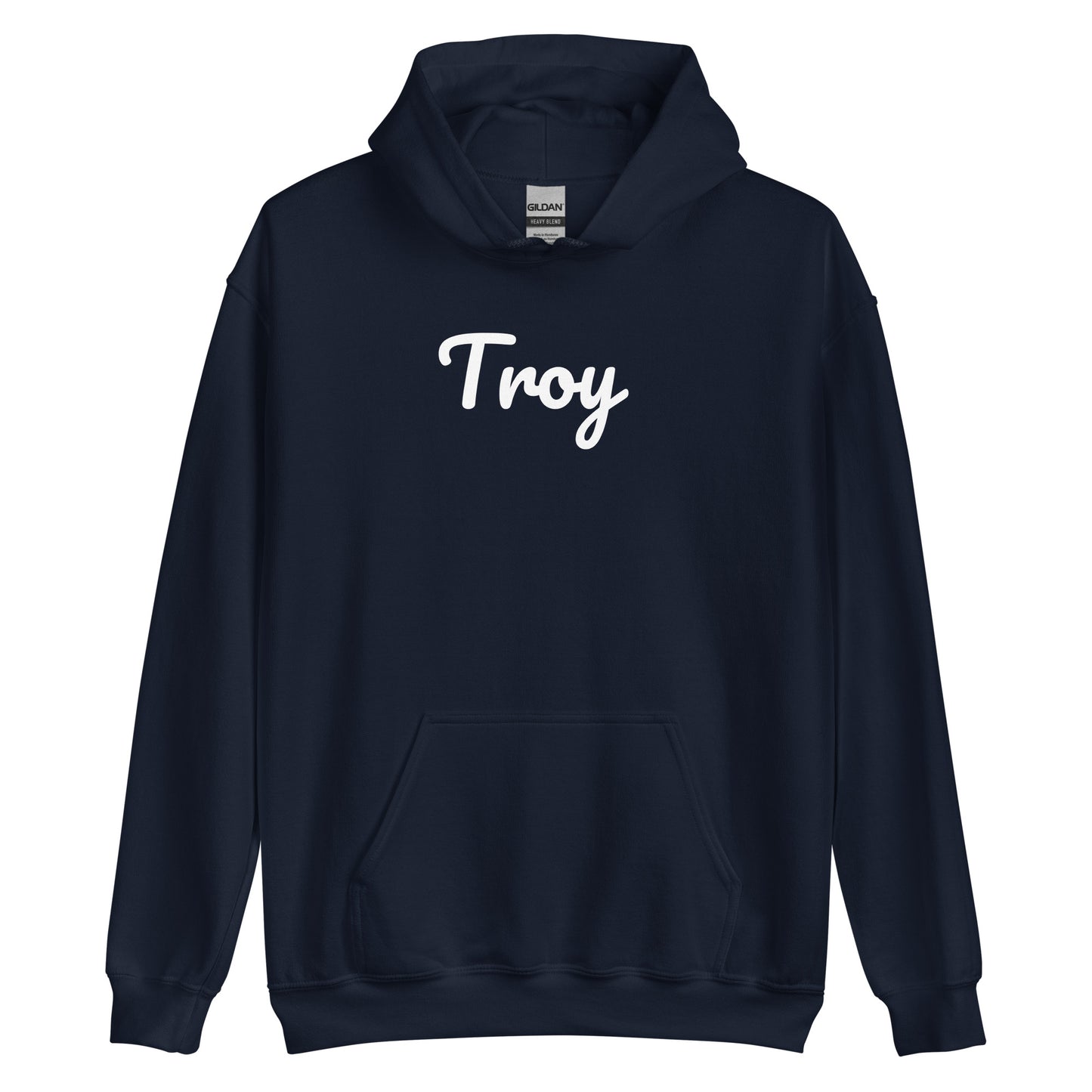 Troy, Michigan Solo Script Unisex Hoodie