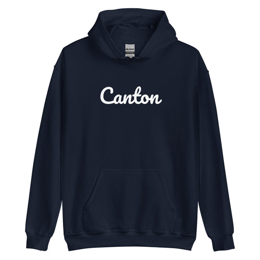 Canton, Michigan Solo Script Unisex Hoodie