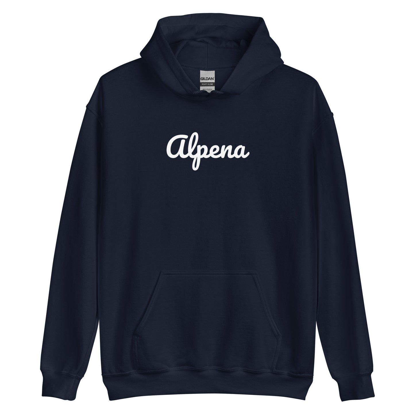Alpena, Michigan Solo Script Unisex Hoodie