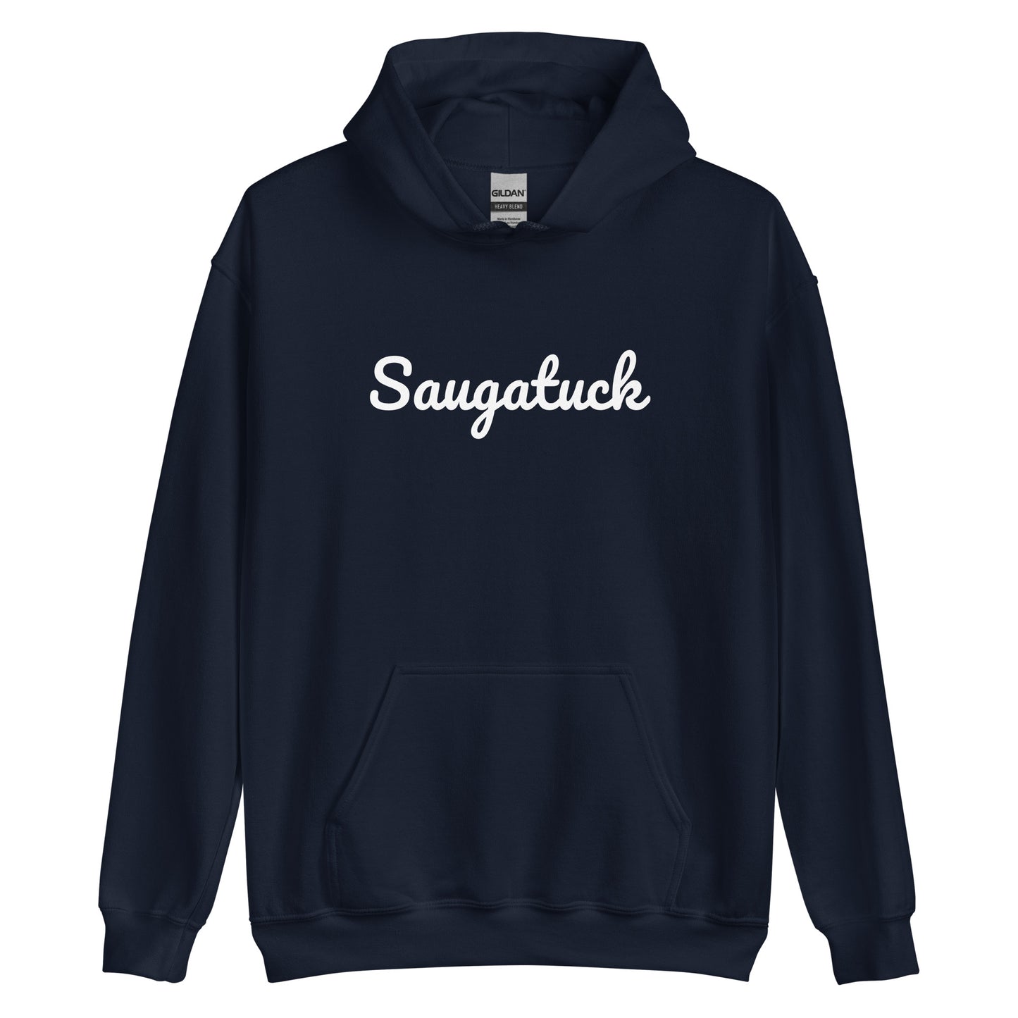 Saugatuck, Michigan Solo Script Unisex Hoodie