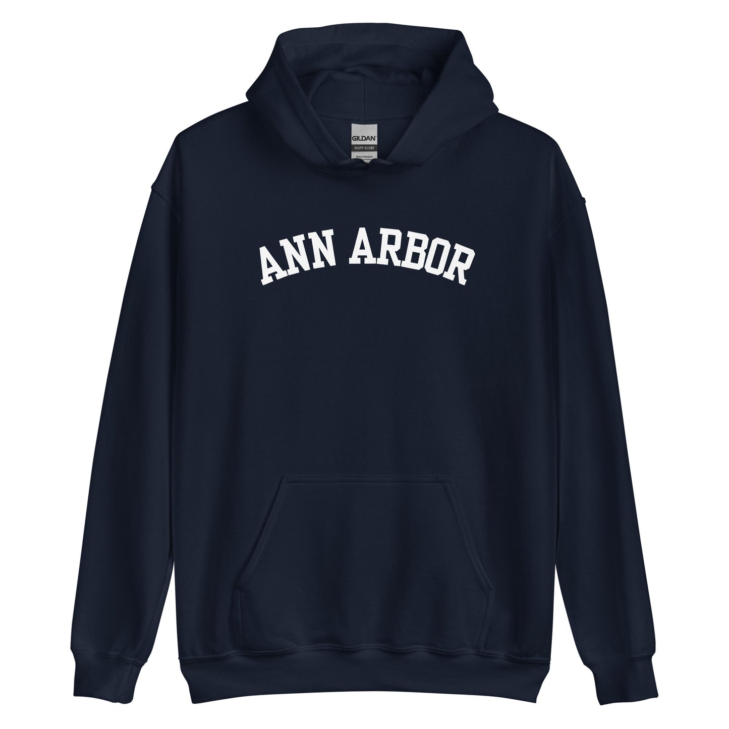 Ann Arbor, Michigan Block Solo Unisex Hoodie