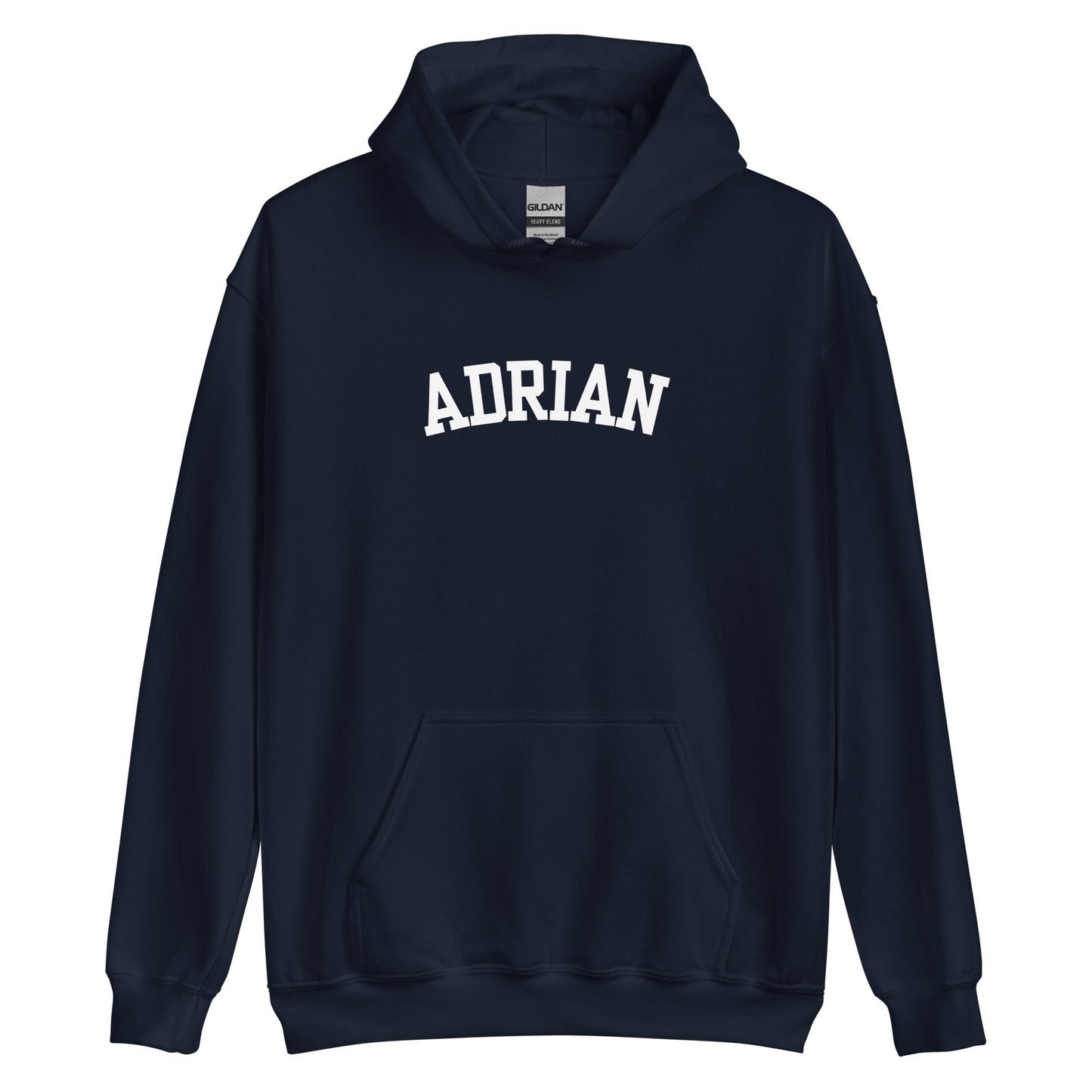 Adrian, Michigan Block Solo Unisex Hoodie