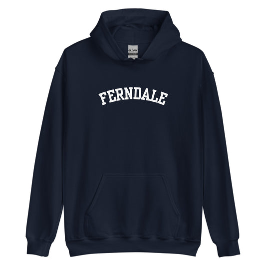 Ferrndale, Michigan Block Solo Unisex Hoodie