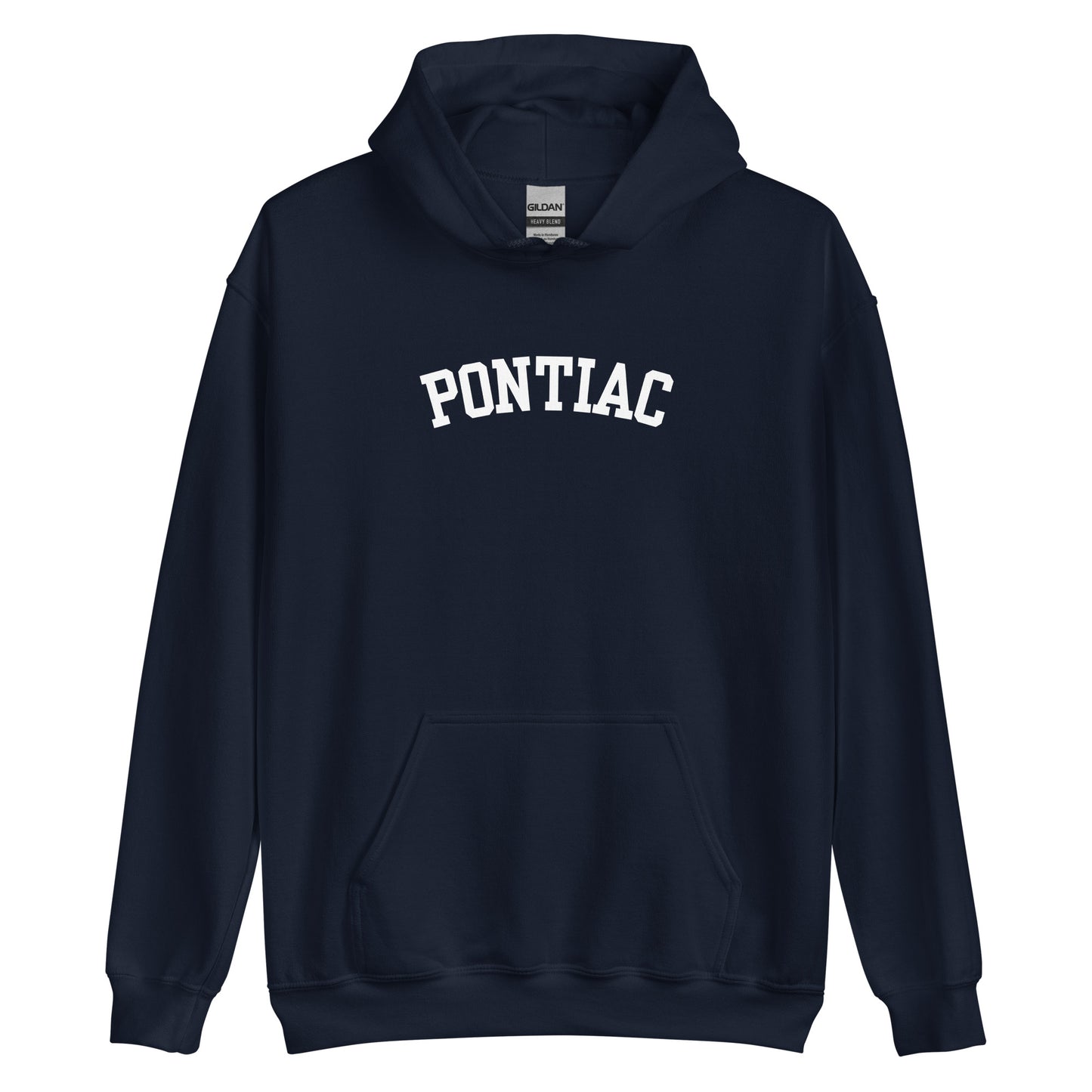 Pontiac, Michigan Block Solo Unisex Hoodie