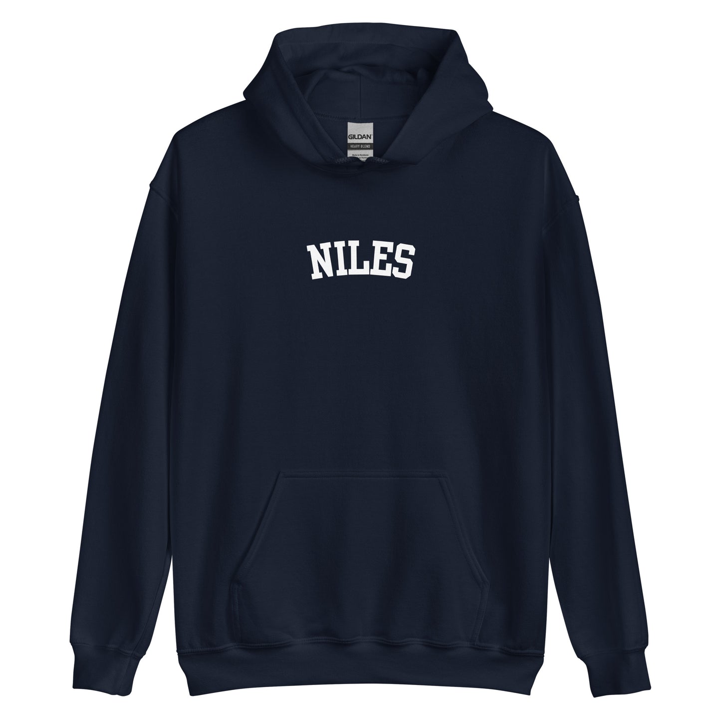 Niles, Michigan Block Solo Unisex Hoodie