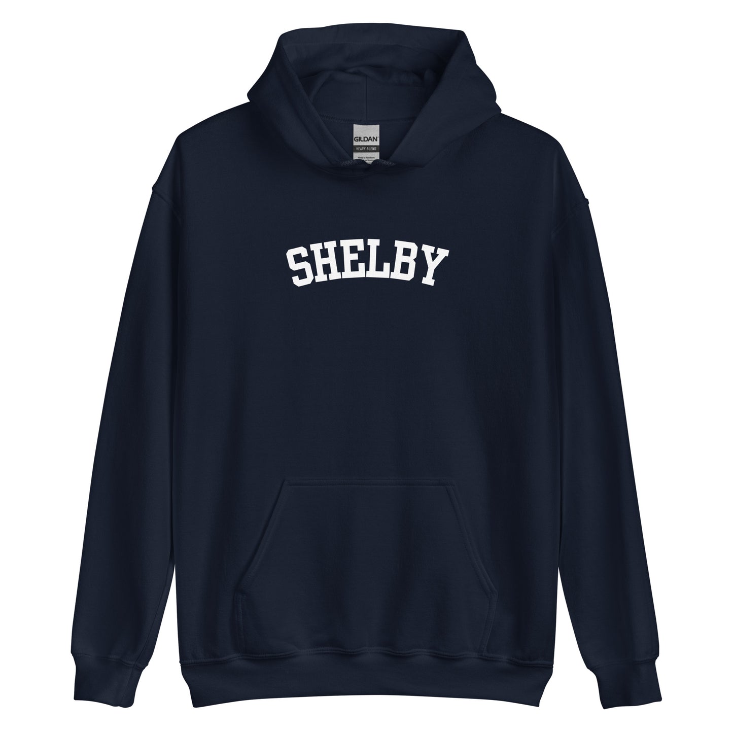 Shelby, Michigan Block Solo Unisex Hoodie