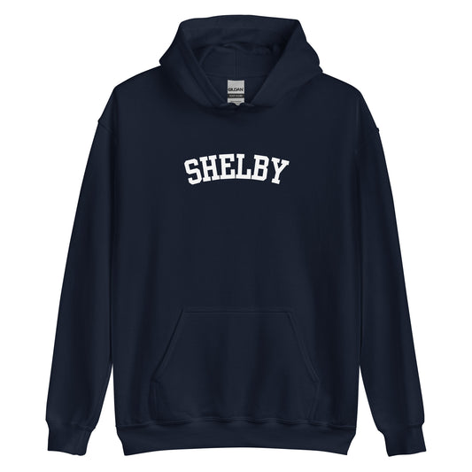 Shelby, Michigan Block Solo Unisex Hoodie