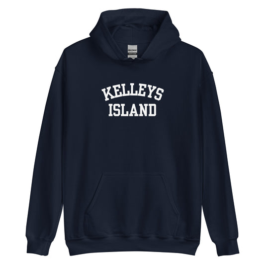 Kelleys Island Lake Erie Ohio Block Solo Unisex Hoodie