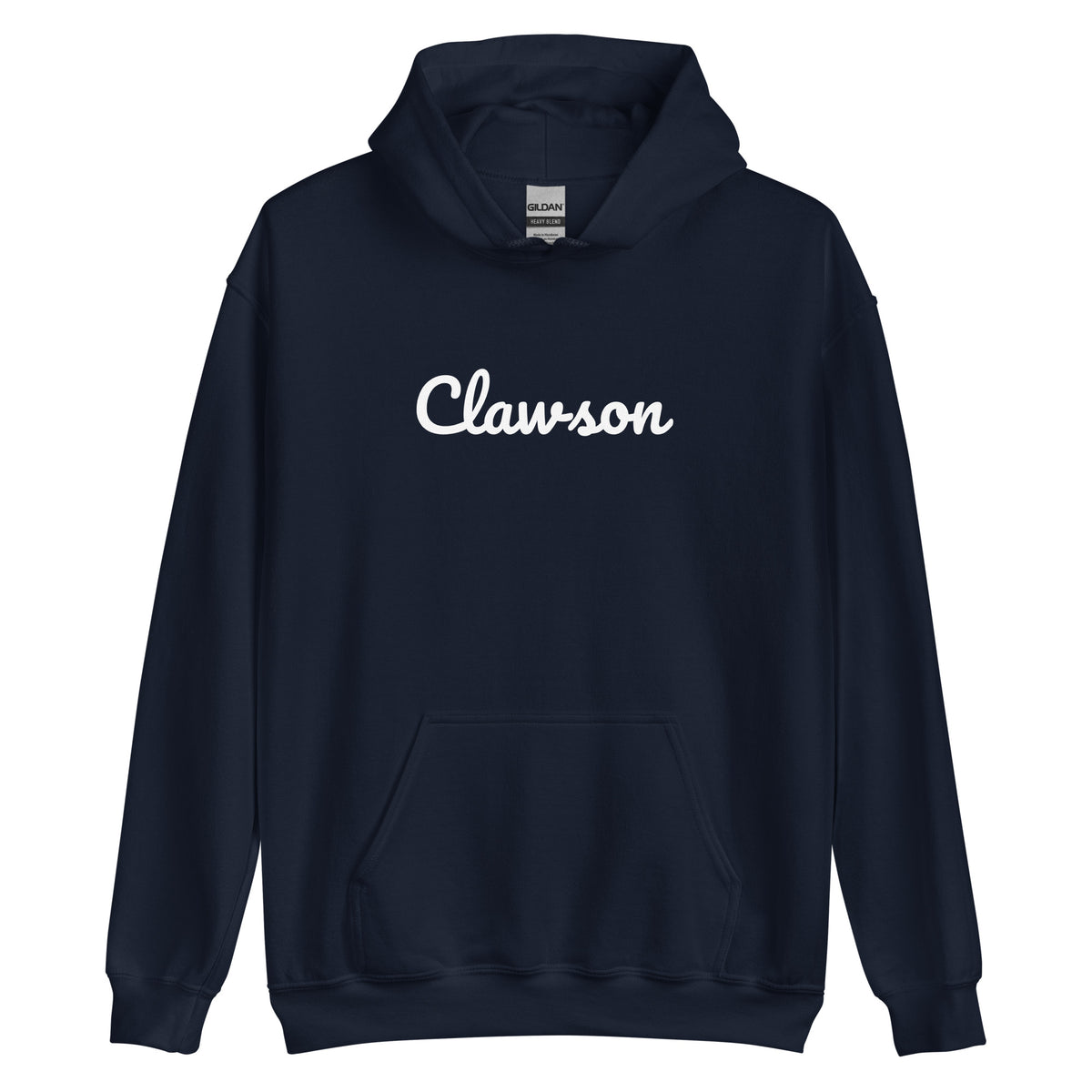 Clawson Michigan Solo Script Unisex Hoodie