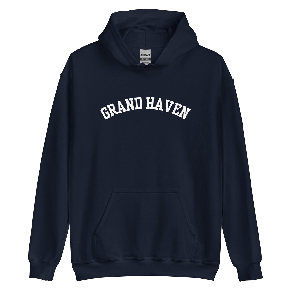 Grand Haven Michigan Block Solo Unisex Hoodie
