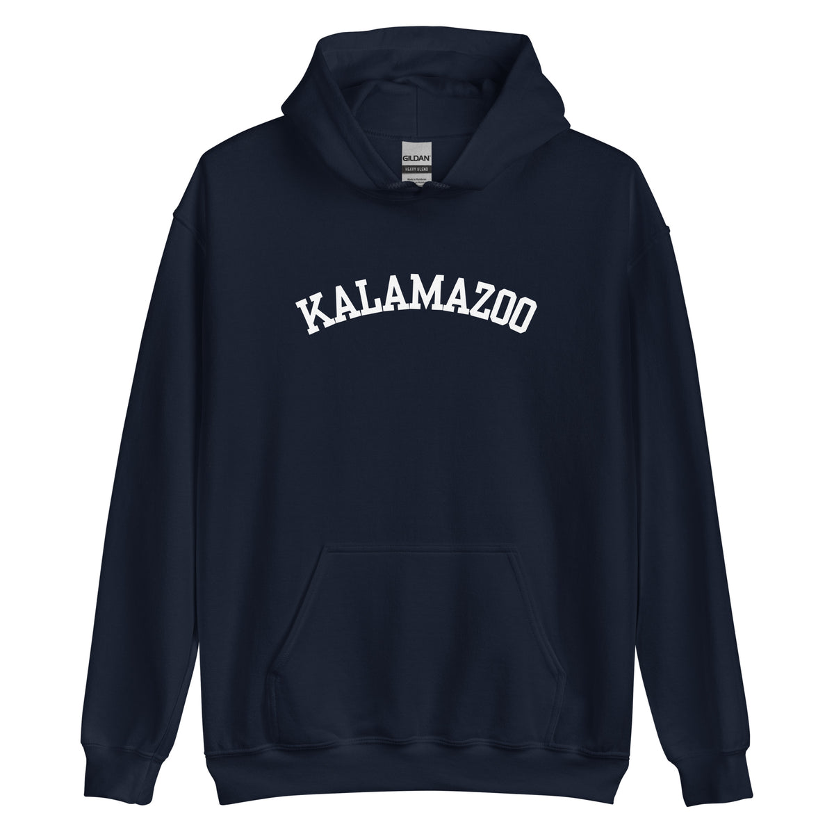 Kalamazoo, Michigan Unisex Hoodie - Block Solo